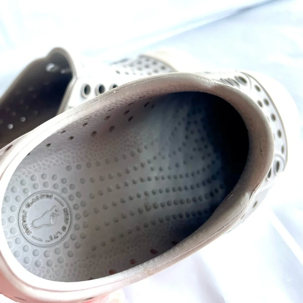 Native Jefferson Kids Waterproof Slip-On Sneaker‎ Pigeon Grey/Shell White C8